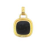Cushion Onyx Seal "Pegasus" Pendant with hinged bale