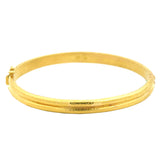 Small Double Band Bangle Bracelet