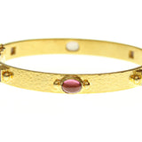 Flat ribbon ‘Roberta’ tourmaline bangle bracelet