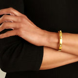 Flat ribbon ‘Roberta’ diamond bangle bracelet