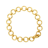 "Farnese" Link Bracelet with Circle Clasp