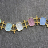 Pastel Venetian Glass Intaglio "Muse" Bracelet