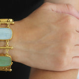 Pastel Venetian Glass Intaglio "Muse" Bracelet