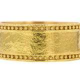 Wide Bangle With Granulation