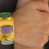Venetian Glass Intaglio Muse Bangle