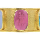 Venetian Glass Intaglio Muse Bangle