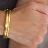 Double Banded Bangle Bracelet