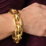 "Livorno" Rectangular Link Bracelet