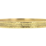 Flat Narrow Bangle Bracelet