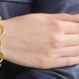 "Garda" Link Bracelet With Toggle Clasp
