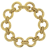 "Ravenna" Link Bracelet With draft Closure Clasp