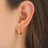 Baby Hammered Hoops, 14mm