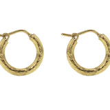 Big Baby Hammered Hoops, 16mm, best selling hoop size for charms