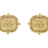 Triad Cushion "Fat Bee" Earrings