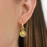 Gold "Daisy" Earring Charms