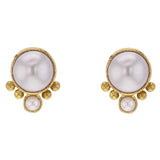 Mabe Pearl Stud Earrings