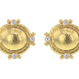 Oval Studded Earrings