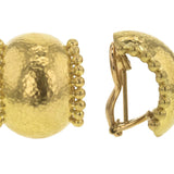 Hammered Gold "Tivoli" Earrings