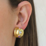 Small Tutti-Frutti Puff Earrings