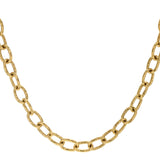 17" "Volterra" Hammered Small Link Necklace