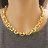17″ Large Oval Link Necklace