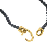 35" "Francesca" Clasp Necklace With 4mm Faceted Spinels