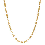 21" Handmade Gold Chain With Toggle