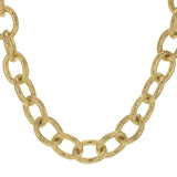 17" "Volterra" Hammered Link Necklace