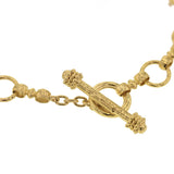 21" "Celtic" Hammered Link Necklace