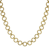 17" "Farnese" Hammered Link Necklace