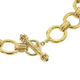 17" "Pisa" Link Necklace with Toggle and Ring Closure