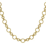 17" "Bellariva" Gold Round Link Necklace
