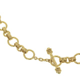 17" "Bellariva" Gold Round Link Necklace