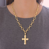Byzantine Cross With Diamonds