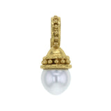 South Sea Pearl With Granulated Cap & Bale Pendant