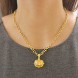 Gold "Fat Bee" Pendant