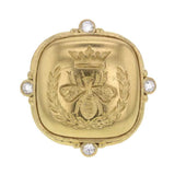 Gold "Queen Bee" Diamond Ring
