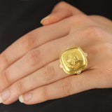 Gold "Queen Bee" Diamond Ring