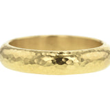 Hammered Gold Stacking Band