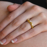 Harlequin Diamond Stack Ring