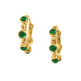 Emerald Big Baby Hoops