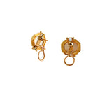 Light Aqua 'Cherub with Seahorse' Earrings