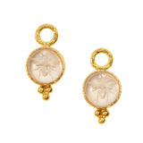 Rock Crystal ‘Bee’ Earring Charms for Hoops