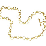 ‘Bellariva’ link with gold toggle, 21”