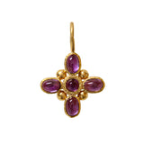 Small Amethyst "Clover" Pendant With Jump ring