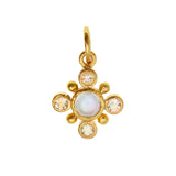 Moonstone Jump Ring Pendant