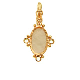 Nile Venetian Glass and Peridot 'Standing Goddess' Pendant