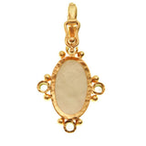 Nile Venetian Glass and Peridot 'Standing Goddess' Pendant