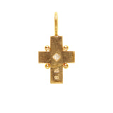 Gold Cross With Diamond Pendant