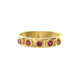 Ruby Flat Ribbon Stack Ring